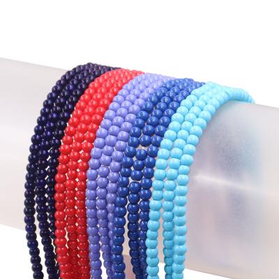 China Garment Bead Factory Stock Color Glass Beads 3mm Trace Beads /Accessories/Jewelry DIY Decoration/Small No With Good Hole For Jewelry Making for sale