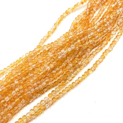 China Garment Stock /Accessories / Jewelry DIY Decoration / For Sale Stock Beads 4mm Crinkle Bead Porcelain Beads For Jewelry Making Loose for sale