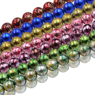 China Garment Supplier /Accessories / Jewelry DIY Decoration / Stock Beads For Sale 12mm Drawing Glass Beads For Jewelry Making for sale