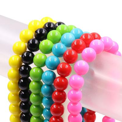 China Garment Stock /Accessories/DIY Jewelry Decoration/For Sale Glass Bead Makers Round Glass Beads Strand 12mm Beads Jewelry Making for sale