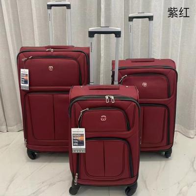 China New Arrive High Quality Suitcase Set Waterproof Nylon Travel Bag Fabric Luggage Bag for sale