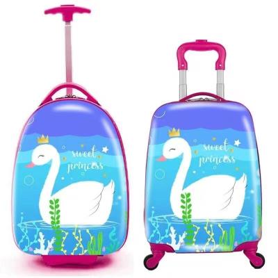 China Kids Prints Trolley Case PC Suitcase Kids ABS PC Suitcase For School Travel Trip for sale