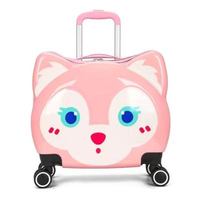 China Children Pull Box 3D Cartoon Suitcase New Fashion Cute School Bag Gift Logo Customized Luggage for sale