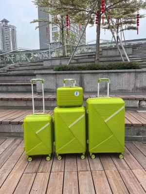 China PP Travel Bags Luggage Durable Trolly Bag Luggage Set Light Weight Suitcases PP Bagages for sale