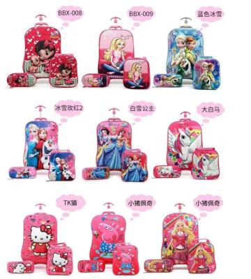 China New Arrival High Quality School Trolley Children Girls School Bag For School Trolley Bag for sale