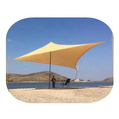 China Wholesale Outdoor HDPE Beach 5x 5x 5m Sand Triangle Shade Sail for sale