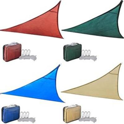 China HDPE Top 3X3X3m Triangle HDPE Shade Sail For Carpark for sale