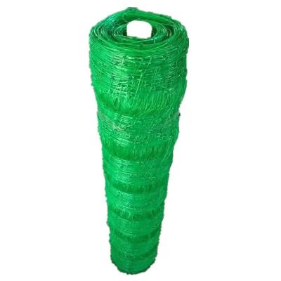 China 100% PP Material Extruded Plastic Green Mesh Climbing Plant Support Netting for sale