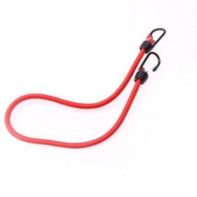 China 8mm Nylon Black Nylon Elastic Latex Cord With Hook for sale