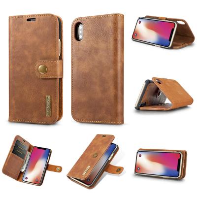 China Luxury Leather Case For iPhone Xs Max Luxury Cowhide Wallet Case For iPhone XS Max for sale