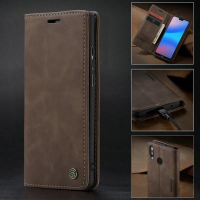 China CaseMe Retro PU Leather Phone Case For Huawei P 20 Wallet For Huawei P20 Case Leather 2 Card Slots for sale