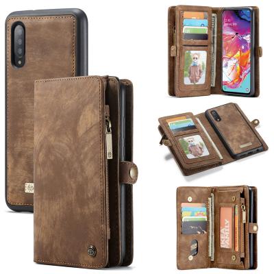 China New Wallet Leather Case Stock For Samsung A70 Case Cell Phone Cover Case For Samsung A70 A50 A40 A30 Bag Pouch for sale