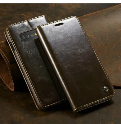 China R64 CaseMe High Quality Leather Wallet Cover Leather Case For Samsung Galaxy S10 Newest 2019 Cases PU Leather for sale