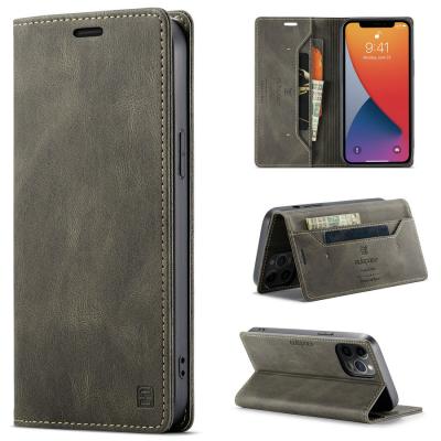 China Retro PU Leather Phone Case Cover 2020 New Credit Card RFID Wallet For iPhone 12 11 xr xs Max Magnet Book Case For Samsung Note 20 10 for sale