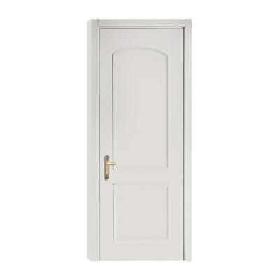 China Sound Insulation 45mm Thick Bedroom Grooving Indonesia Wood Series Interior Door Solid Wood Veneer Door for sale