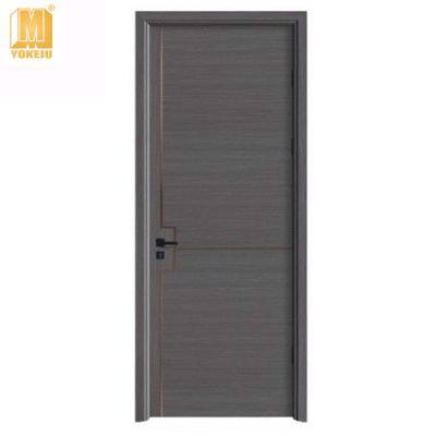 China Luxury High Quality Acoustic Insulated Wooden Prehung Sound Insulation Painted Interior Door for sale