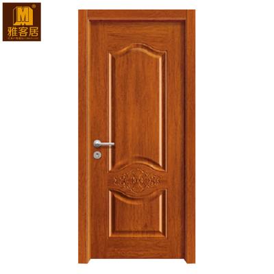 China Wholesale Price Custom Teak Sound Insulation Wooden Interior Modern Doors For Prefab Houses for sale