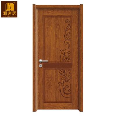 China Sound Insulation Mothproof Interior Fancy Cut Out Plywood Bed Flush Ready Made Room Wooden Doors for sale