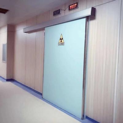 China Customized protective automatic sliding electric door windproof color X-ray room lead door lead for sale