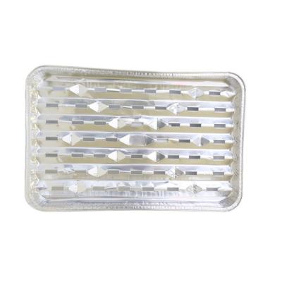 China Foodgrade China Supplier Aluminium Disposable Microwave Safe Fast Food Container for sale