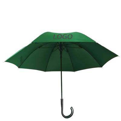 China Black/Green Cost Stylish Business Traditional Automatic Golf Umbrella Logo Prints Promotional Gifts Custom Umbrella for sale