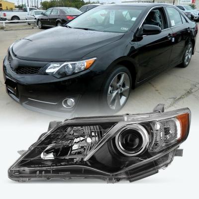 China PC+ABS Front Lamp Headlight For Toyota high quality Camry 2012 2013 2014 USA version headlight halogen head light body parts headlights for sale