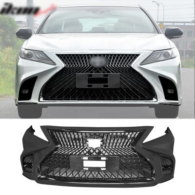 China Plastic Car Front Bumper Mesh Body Kit High Performance For Toyota Camry 2018-2021 Upgrade To New Lexus Style Grille Honeycomb for sale