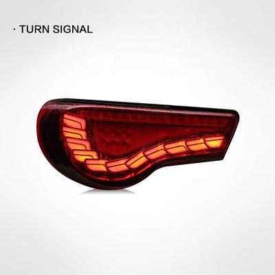 China Upgrade Modified Tail Light New Arrival Sequential Turning Tail Lights For Toyota GT86&FT86 Rear Lamp Tail Light 86 Fish Scale 2012-2016 Led Tail Light for sale