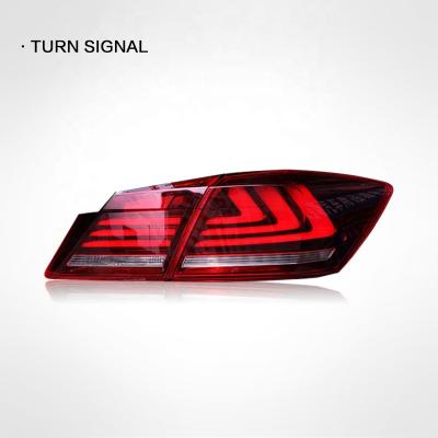 China Upgrade Modified New LED Tail Light Lights For Accord 2014 2015 2016 2017 2018 LED Tail Lamps With Flame Turn Signal Tail Light Ninth Generation For Accord Tail Light for sale