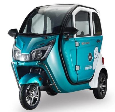 China Passenger Fully Enclosed Cargo Trike 3 Wheel Vehicle Passenger Mobility Scooter Adult Electric Tuk Tuk Car For Elderly for sale