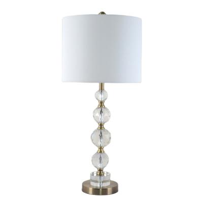 China Hotel Modern High Quality Modern Globe BSCI Certification Metal Crystal Table Lamp for sale