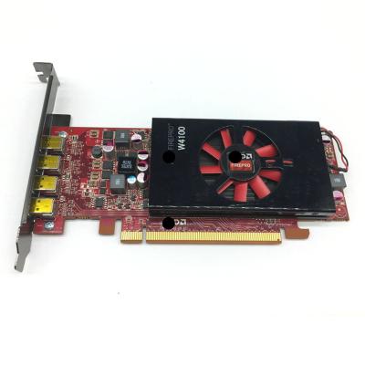 China Desktop VGA CARD FirePro W4100 2 Gigabyte 3d Graphics Screen Film Professional Design Rendering To FRY W2100 W3100 WX3100 WX4100 for sale