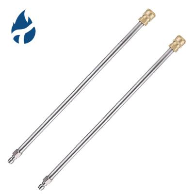 China Cleanig Car NBT Wholesale 17 Inch Different Length Lengthen Rod 1/4 Inch Power Joint Lance High Pressure Car Washer Extension Wand for sale