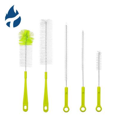 China Factory Supply Sustainable Factory Supply Long Handle Pipe Wash Sports Water Bottle Cleaning Reading Brush Anti Bacterial Bottle Brush 2023 for sale