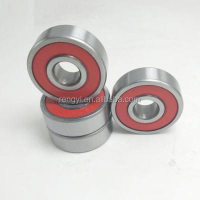 China Long Life Film Red Deep Groove Ball Bearing 6301 Motorcycle 6203 6300 2rs Bearing for sale