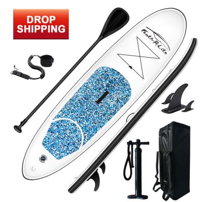 China FUNWATER Drop Shipping Sip Paddle Board Surfboard Wholesalers New 2021 Unisex Paddling Surf Inflatable Surfboard for sale