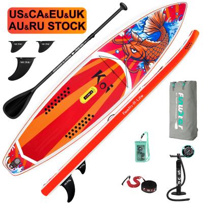 China FUNWATER Dropshipping OEM unisex sip edge stand up surfboard inflatable koi paddleboard paddle boards watersports isup for sale