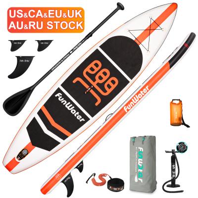 China TPU Drop Stitch OEM Surfboard Manufacturer Supply Unisex Rack Up Surfer Paddleboarding Sip Fins Paddle Board Racing Board Factory for sale