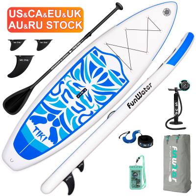 China FUNWATER Dropshipping OEM unisex wholesale superfield portable stand up paddle board sup padel tabla surf board paddlesurf submarine for sale