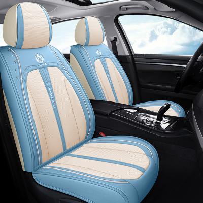 China Car luxury waterproof universal leather seat covers for five seats for sale