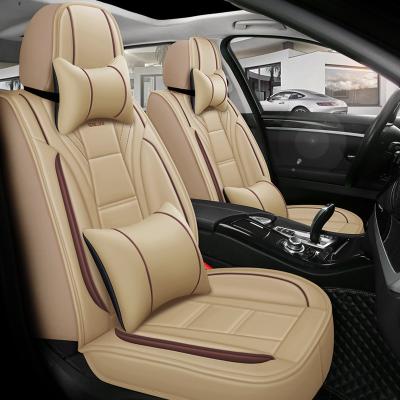 China PU Leather Easy Clean Comfortable Luxury Universal Car Seat Cover for sale