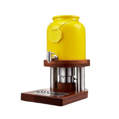 China Yellow Electric Heater Electric Warmer Commerical Fresh Ceramic Milk Dispensers for sale