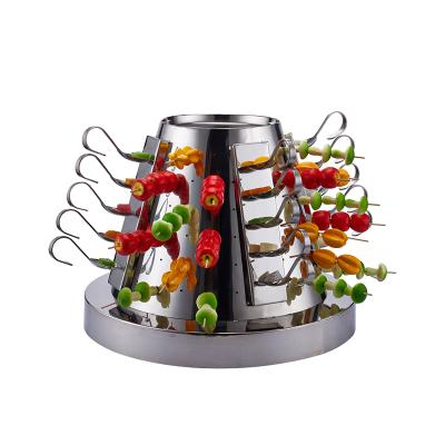 China Royal and luxury restaurant party equipment for sale multi-layer stainless steel food display rack for sale