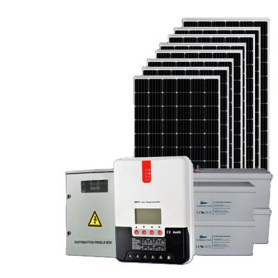 China 5Kw 10Kw 20KW Home Solar Power Generation Inverter Home Customize Favorable Price Batter Off Grid Solar System for sale