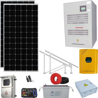 China 4KW 5000 Watt Commercial 220V PV Set Portable Home Solar Power Station Generator Solar System for sale