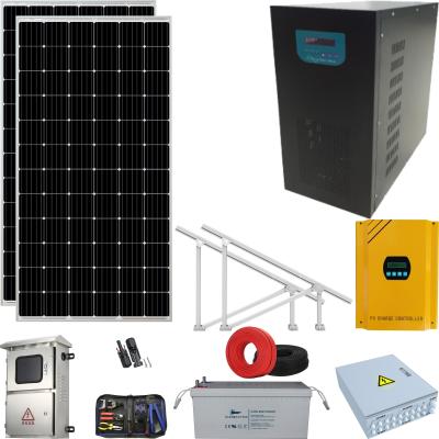 China 6kw 3.5k Solar System Commercial Hybrid Electric Solar System Kids Toys 10kva Solar System for sale