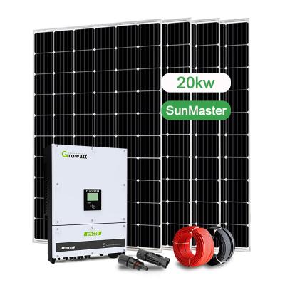 China Commercial Working Model Of All In One Panel 3 Phase Planets And Plug Play On Grid Solar Power System for sale