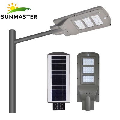 China ROAD Sunmaster Ip65 Waterproof Outdoor 60w 90w 120w Integrated Led All In One Solar Street Light for sale