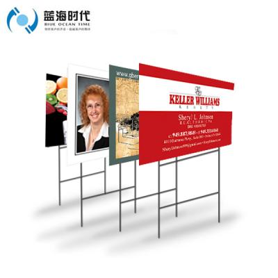 China Advertising PP Coroplast Corflute Political Campaign Material Plastic Signs for sale