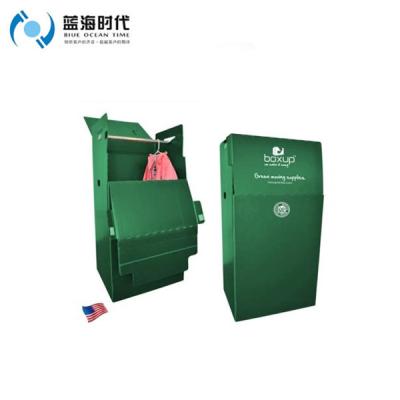 China Correx Recyclable Collapsible Corrugated Plastic Mobile Wardrobe Box for sale